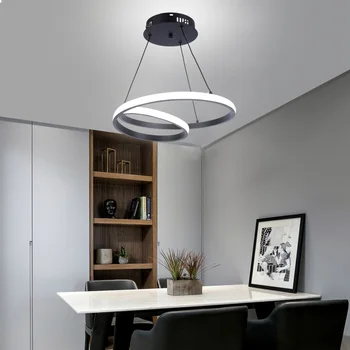 Led полилей, енергоспестяващ окачен лампа за помещения, с регулируема яркост, за защита на очите, лесна инсталация за преминаване, коридор 3