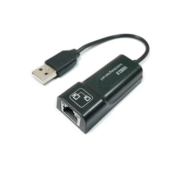 USB 2.0 към RJ45 10/100 Mbps с USB Ethernet adapter Мрежова Карта LAN USB Мрежов Адаптер, Lan RJ45 Карта за PC, Лаптоп 3