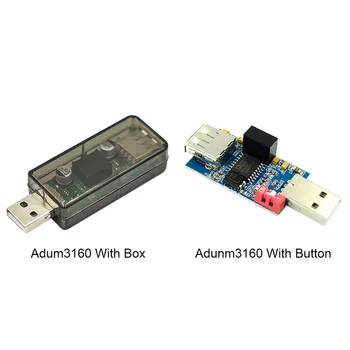 USB-изолатор ADUM3160 USB-изолация на 12 Mbit / с Модул за изолация възвратно аудио 1,5 Mbps с Ниска консумация на енергия за индустриална автоматизация 3