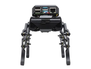 WAVEGO, Бионический робот, Подобен на Куче, с отворен код за ESP32 и PI4B, Разпознаване на лица, проследяване на цвят, за Откриване на движение. 3