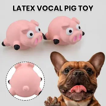 Висококачествени играчки за кучета, грижа за зъбите, дизайн на прасе, эмульсионные играчки за кучета, които са устойчиви на укусам, звукови, създадени за малките, за привличане на 3