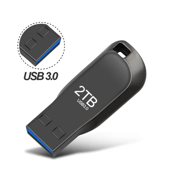 Високоскоростен USB 3.0 2 TB Метален Флаш-Диск 1 TB Черно Cle Usb Флаш Памети 512 GB Пръчка Портативни SSD Usb Устройство Безплатна Доставка 3