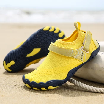 Детска Дишаща Водна обувки, бързо съхнещи, Плажни чорапи за босоножек, Гуменки за момчета и момичета, Чехли За плуване, Обувки, 2023 3