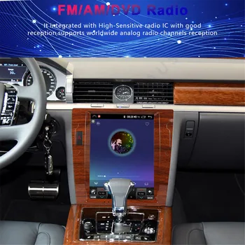 За Volkswagen Phaeton 2004-2015 12,1 инчов Авто Радио Android Tesla Screen Видео Мултимедия, GPS Navigati Carplay Главното Устройство 3