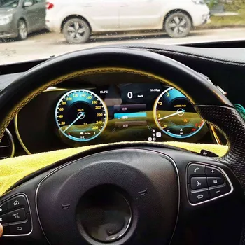 За да Benz CClass GLC W205 W204 2011-2019 LCD за измерване на Скоростта Автомобили Цифрови Таблото Таблото Панел Дисплей Плейър 12,3 инча 3
