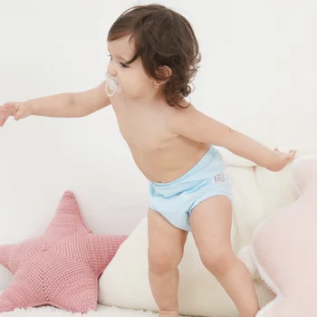 Панталони за приучения към гърне от 6-слойной марли Odell, прохладни и дишащи детски спортни панталони, памперси за обучение на детето 3