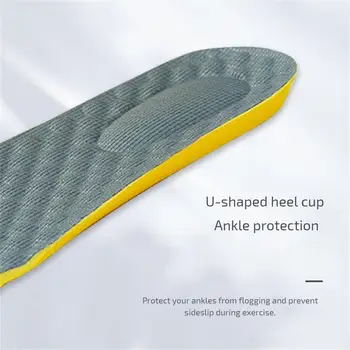 Пълен размер дишаща дезодорант-амортисьор, Дишаща и дезодорирующая Высокоэластичная стелки, стелки за поддръжка на свода на стъпалото, аксесоари за обувки 3