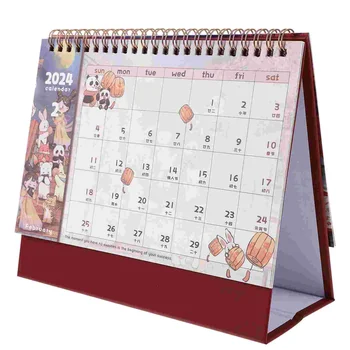 Сгъваем календар, интериор на маса, настолен календар, декоративен календар, дневник за дома, офиса, училището 3