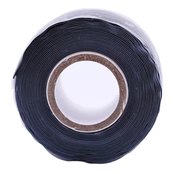 1 Ролка силиконовата лента, тиксо за уплътняване на тръби, амбалажна лента за електрически кабели (на 5 метра) 4