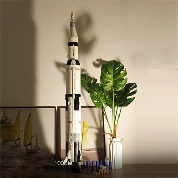 Apollo Saturn V 92176 Строителни Блокове от Серията Space Rocket Idea Тухли Забавни Играчки За Деца, Подаръци За Рожден Ден и Коледа 4