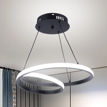 Led полилей, енергоспестяващ окачен лампа за помещения, с регулируема яркост, за защита на очите, лесна инсталация за преминаване, коридор 4