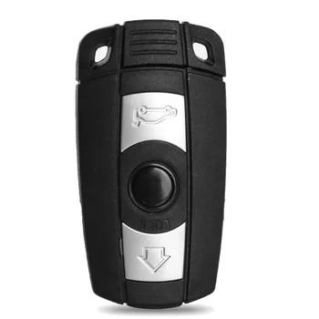 Авто Дистанционно, Смарт Ключ за BMW 1/3/5/7 Серия E90 E91 E92 E60 Car Keyless Control ID46 PCF7945 с Чип Предавател 433 Mhz 4