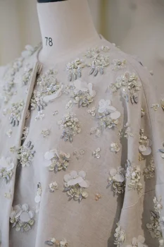 Модерно дамско яке от висшата мода с елегантен цветен модел и кристали, палта за жени 2023, благородна яке в стил на модния подиум, палто 4