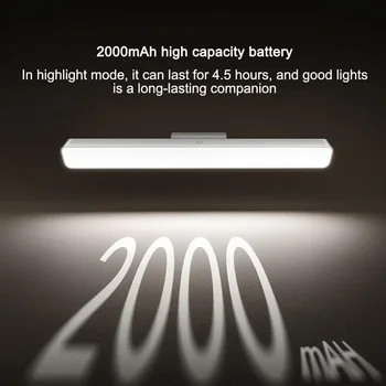 Нова Магнитна Лампа За четене Xiaomi Mijia с Регулируем Ъгъл на наклон 25 ° Сензорно Управление 36 см Осветление Ra90 Цвета на Анти-Синя Светлина 4