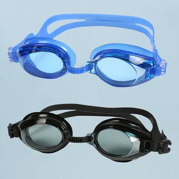 Плувни Очила, Плувни Очила от Силикон Водоустойчив Фарове за Лещи на Очила Мъжки Аксесоари За Плуване 2 елемента Черен Роял 4