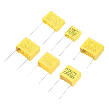 Полипропиленови Предпазни кондензатори със защита от смущения 275VAC X2 MKP В асортимент от 0,47 ICF 0,22 ICF 0,33 ICF 0,68 0,82 4