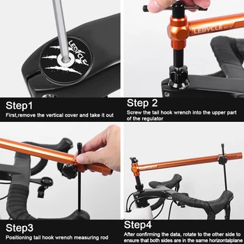 Сензор за изравняване на окачването на ключа е Професионален инструмент за изравняване на хвостового кука на велосипед рамка от алуминиева сплав за МТБ наем път 4