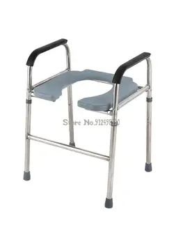 Тоалетка, стол за бременни жени bold от неръждаема стомана, стол за възрастни хора с увреждания, произведено тоалетна, удължен срок на годност за тоалетна 4