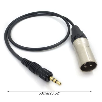 3.5 мм TRS Щекер към XLR Штекеру Безжичен Приемник Почивен Микрофон Балансиран Кабел е Съвместим с UWP V1/D11/D2 0,14-инчов TRS-кабел 5