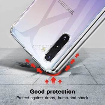 360 Двоен Калъф За Samsung Galaxy Note 10 Plus Мек Силиконов Калъф TPU За Note10 Плюс 10 + 5G S10 Plus Lite S10e Защитно покритие 5