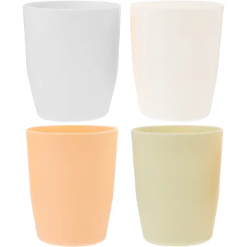 4 Бр многократно чаши за вода, външни чаши за изплакване на устата, пластмасов корейската версия на четки за баня от полипропилен 5