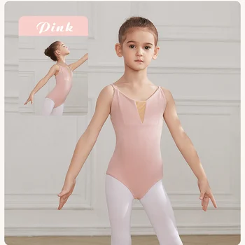 AOQUNFS Балетное трика за малки момичета, гимнастически боди, танцови чорапогащи, костюми балерини, балетен костюм за танци в опаковка 5
