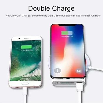 Безжична захранване капацитет от 200000 ма с двустранен бързо зареждане Powerbank, преносимо зарядно type-c, външна батерия за iPhone 5