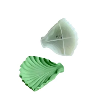 Гипсовый тава за съхранение на листа със собствените си ръце, за съдове за съхранение на бижута във формата на чинии, силиконова форма за бетон ръчно изработени, кристална форма от смола 5