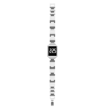 Гладка луксозни мъжки часовник от сплав с цифрова led спортен wsop гривна, часовник, подарък-часовник за мъже erkek кол saati reloj digital 5