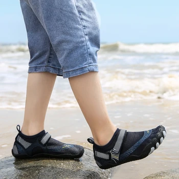 Детска Дишаща Водна обувки, бързо съхнещи, Плажни чорапи за босоножек, Гуменки за момчета и момичета, Чехли За плуване, Обувки, 2023 5