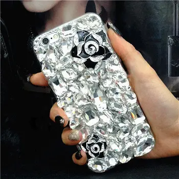 За HUAWEI HONOR X7/X8 4G/9X/9X PRO, луксозни диаманти ръчно изработени, планински кристал, мек калъф за мобилен телефон, украсена със скъпоценни камъни 5