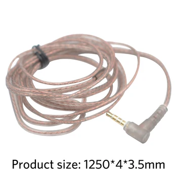 Кабел за слушалки от мед с висока чистота, не съдържащи кислород, Кабел за слушалки с Висока чистота за KZ/CCA ZST ZSR ZSN ZSN PRO Wire 5
