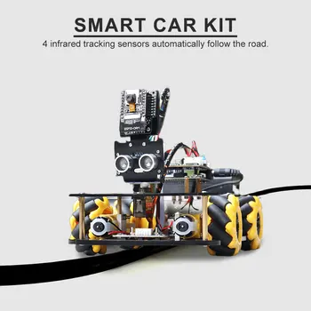 Комплект за кола ESP32 Cam Smart Робот за проекта Arduino с камера Super ESP32 Wifi Комплекти за обучение за програмиране и кодиране на роботиката 5