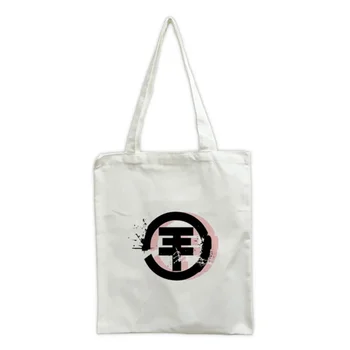 Мультяшные Еко-торбички за пазаруване Tokio Hotel, Дамски чанти за многократна употреба-тоут За жени, Безплатна доставка, пазарска Чанта през рамо 5
