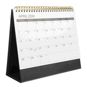 Настолен календар-планер за цялата година Настолен календар Calenda, малък настолен календар, постоянен календар, настолен календар за запис на събития 5