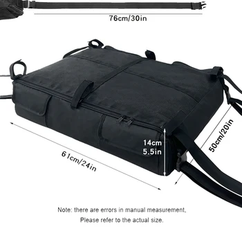 Оксфорд спасителна жилетка, Чанта за багаж с цип Спасителни жилетки Чанта за съхранение на Преносим Водоустойчив голям капацитет Здрав за лодки на открито 5
