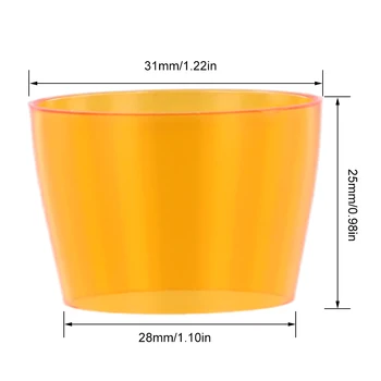 Оранжев лек защитен калъф, което променя цвета си, калъф за походного фенер, пластмасов калъф за походного фенер, лесен за походного фенер 5