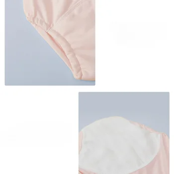 Панталони за приучения към гърне от 6-слойной марли Odell, прохладни и дишащи детски спортни панталони, памперси за обучение на детето 5