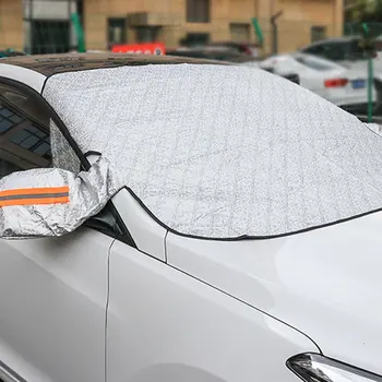 Сенника на предното стъкло на автомобила, снежната покривка, Магнитна кола капак, Водоустойчива защита от замръзване, защитни екрани за автомобили, Външно покритие автомобили 5