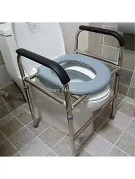 Тоалетка, стол за бременни жени bold от неръждаема стомана, стол за възрастни хора с увреждания, произведено тоалетна, удължен срок на годност за тоалетна 5