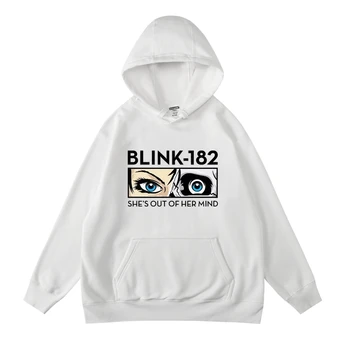 Хип-хоп Blink-182, блузи, група, Красиви мъжки модни блузи с качулка с дълги ръкави, градинска облекло в стил харадзюку, ежедневни дрехи с качулка. 5