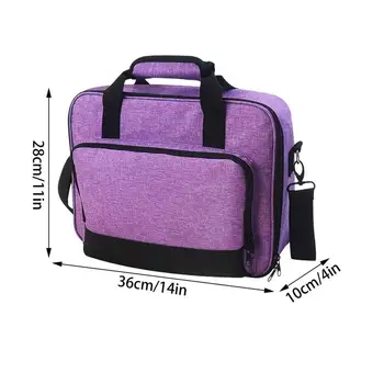 Чанта за проектор, преносими чанта за носене проектор, Джобове за съхранение, по-голям капацитет, удобна чанта за носене на проектор за AV 5
