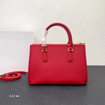 2023 Реколта луксозен Дамски класически чанта-тоут, подвижна презрамка, благородна пазарска чанта от телешка кожа с голям капацитет