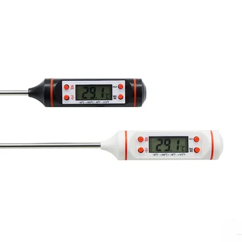 Измерване на температурата на изпичане в кухненски фурната електронен дисплей термометър тип хранене сонда
